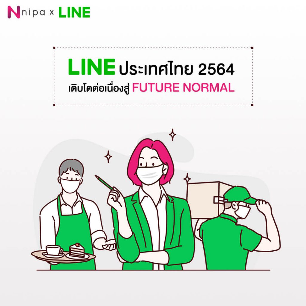 LINE Thailand 2022 เติบโตต่อเนื่องสู่ Future Normal